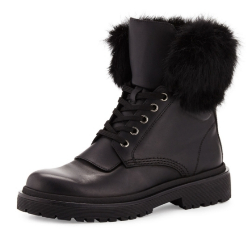 MONCLER FEMALES LEATHER BOOTS - Picture 3 of 4